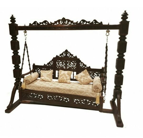 Elegant Wooden Swing (Jhula) for Home