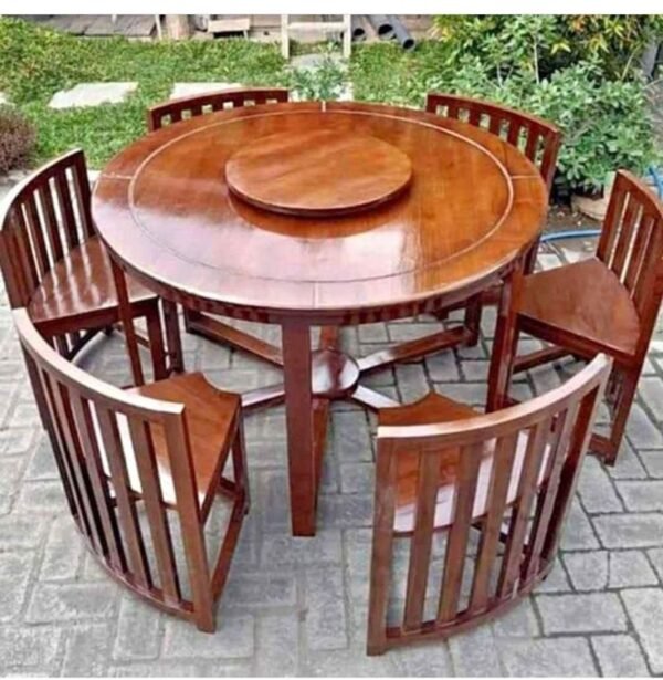 Elegant Space-Saving Foldable Dining Table