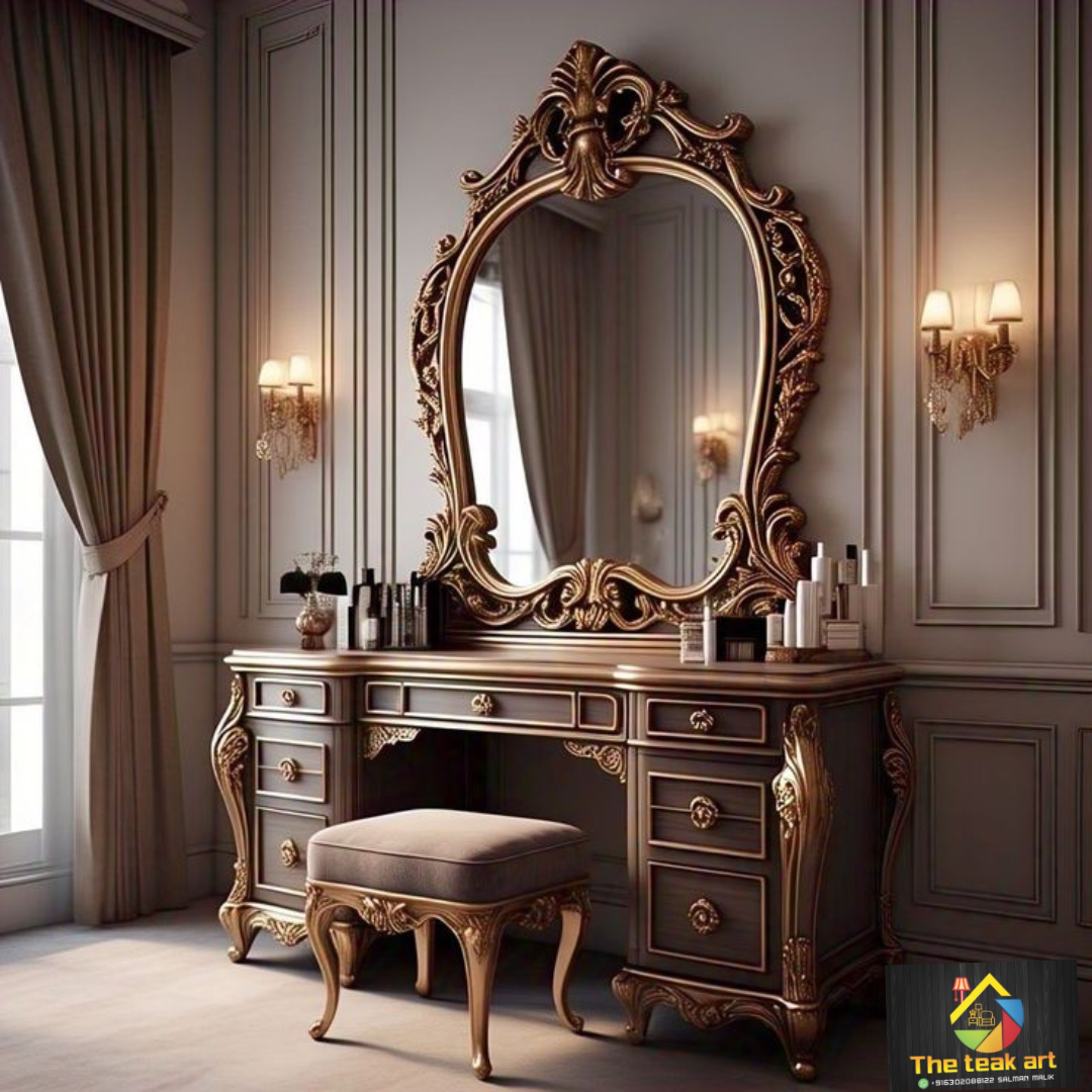 carving dressing table - Image 3