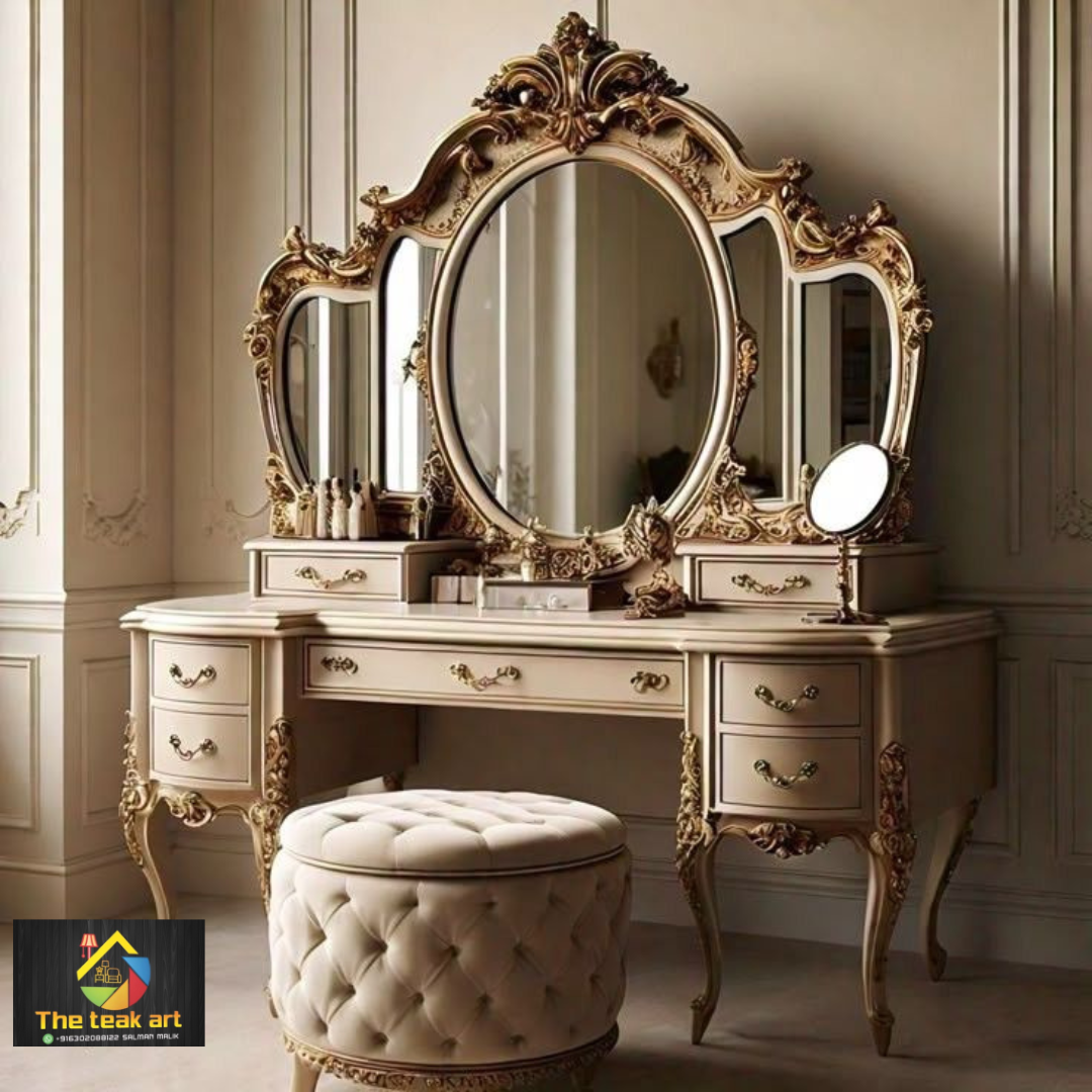 carving dressing table - Image 4