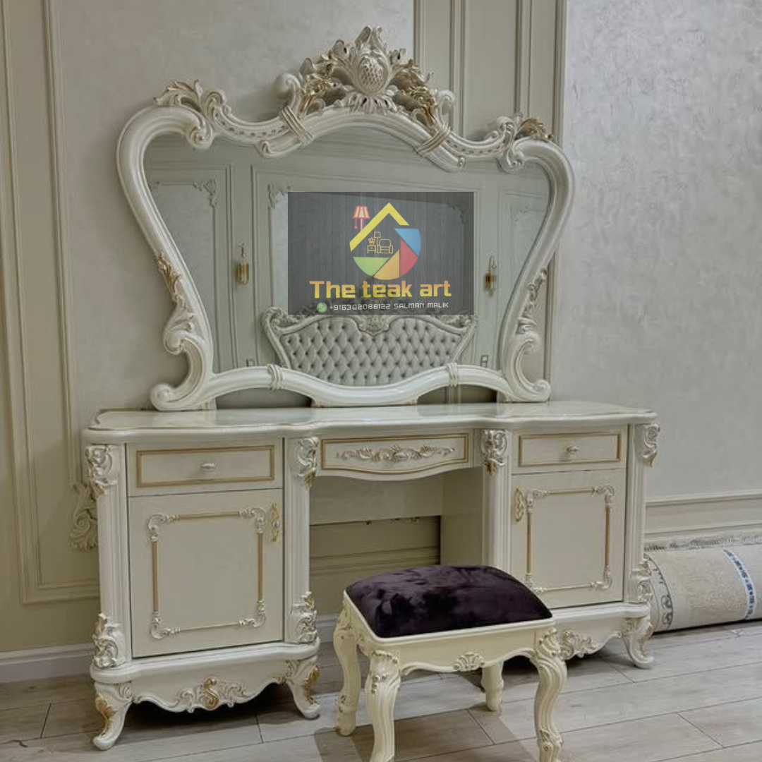 carving dressing table - Image 7