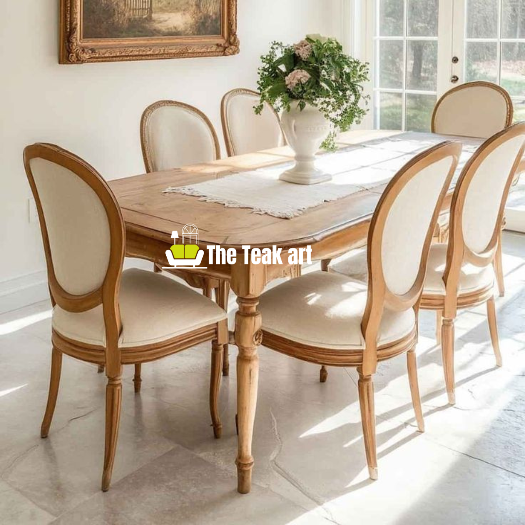 Luxury 8 Seater Dining Set in Solid Teak Wood - Image 3