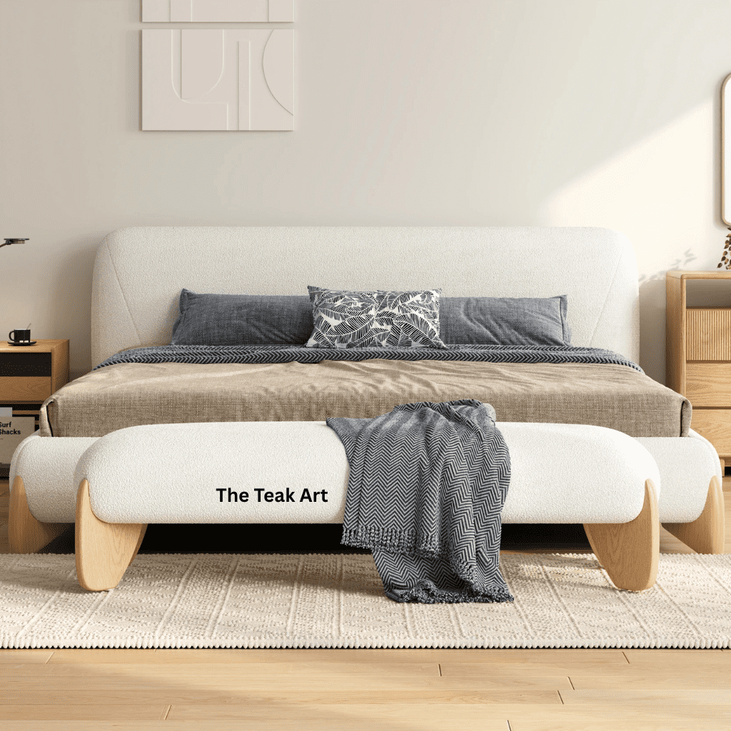 Premium upholstered bed with comfort and style